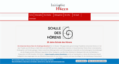 Desktop Screenshot of initiative-hoeren.de